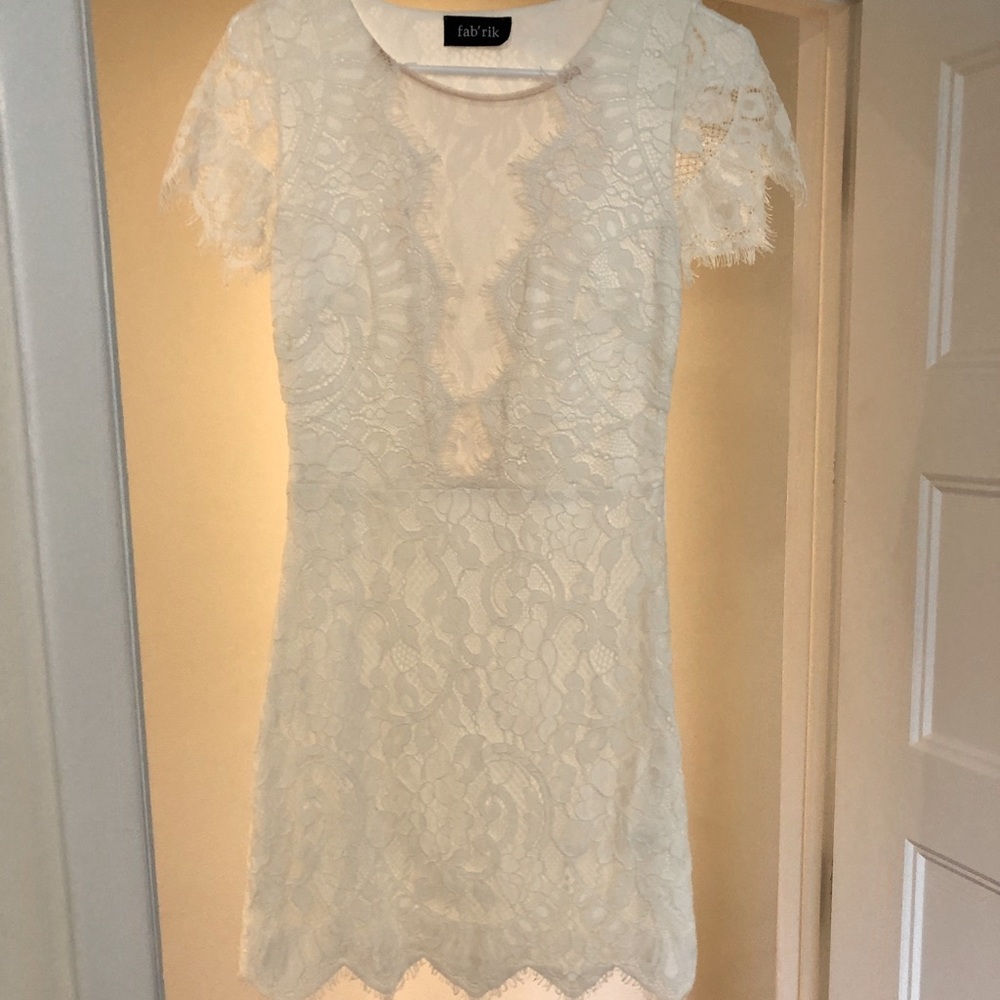 Boutique white dress